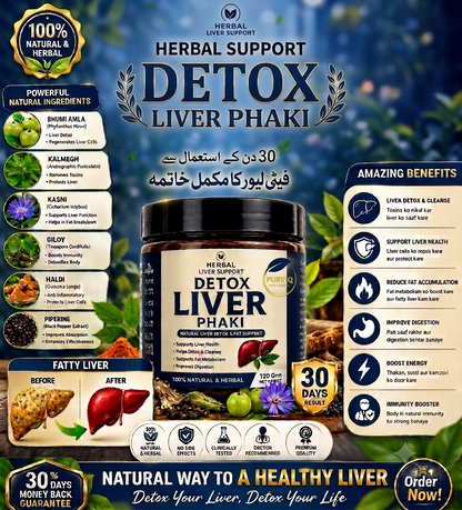 Detox Fatty-liver 120Grm Recommend By World Best Doctor's